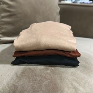 SHEIN Mockneck Tops (set of 3)